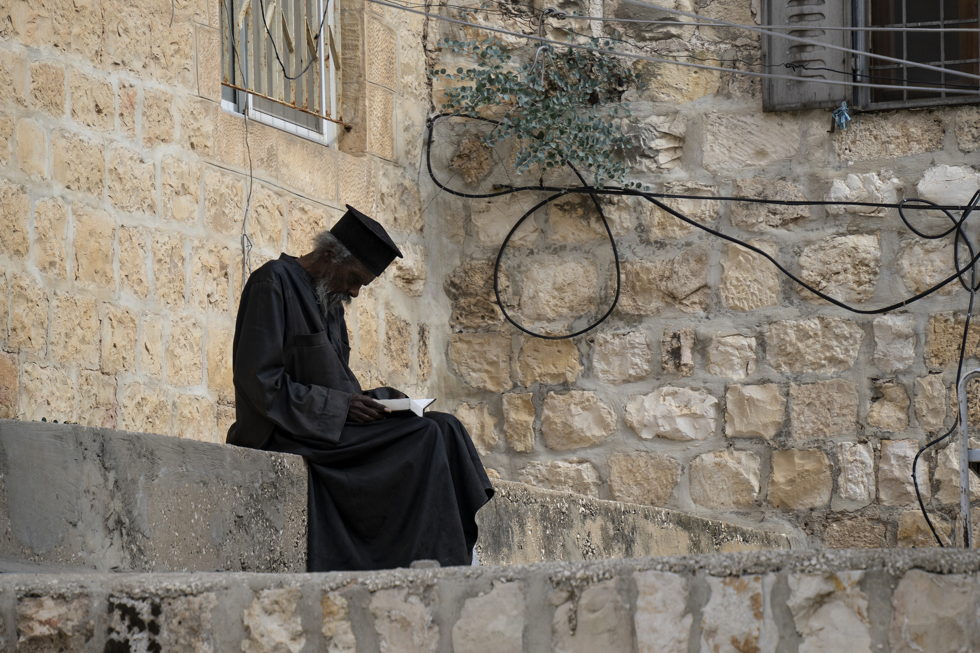 An Ethiopian Monk in Jerusalem